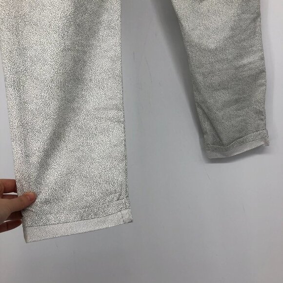 Eva Kayan EK Jeans Chino Trousers in white  with black dots ZPP87 Naturel sz 40 - Picture 7 of 15